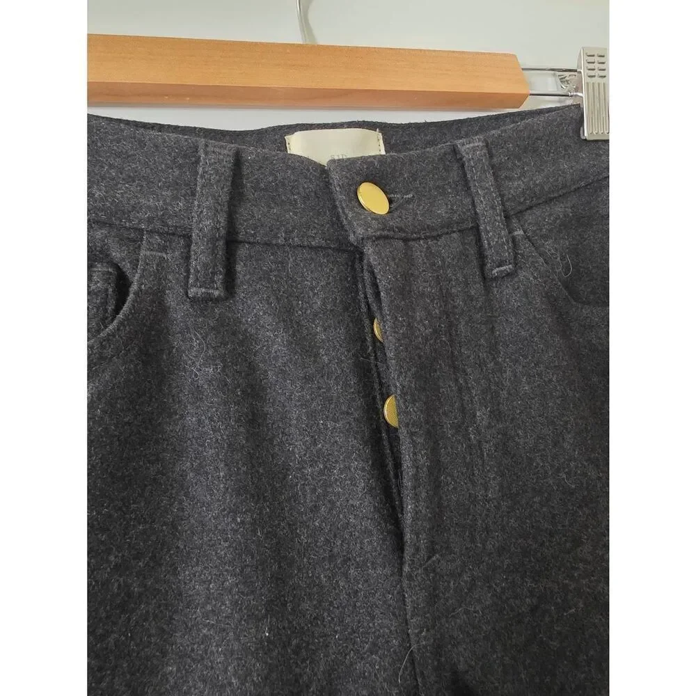Sid Mashburn Wool Blend Dark Grey Pants 31/32